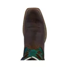 Cizme western dama Twisted X Ruff Stock-turcoaz floral - 36, Twisted X Ruff Stock
