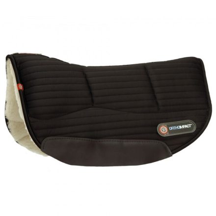 Westernwelt Matrix WoolBack® kerekített western pad Ortho-Impact® betétekkel 